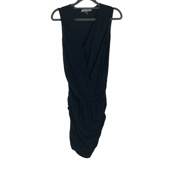 YOUNG FABULOUS & BROKE Cadler Ruched Dress Black - Picture 3 of 9